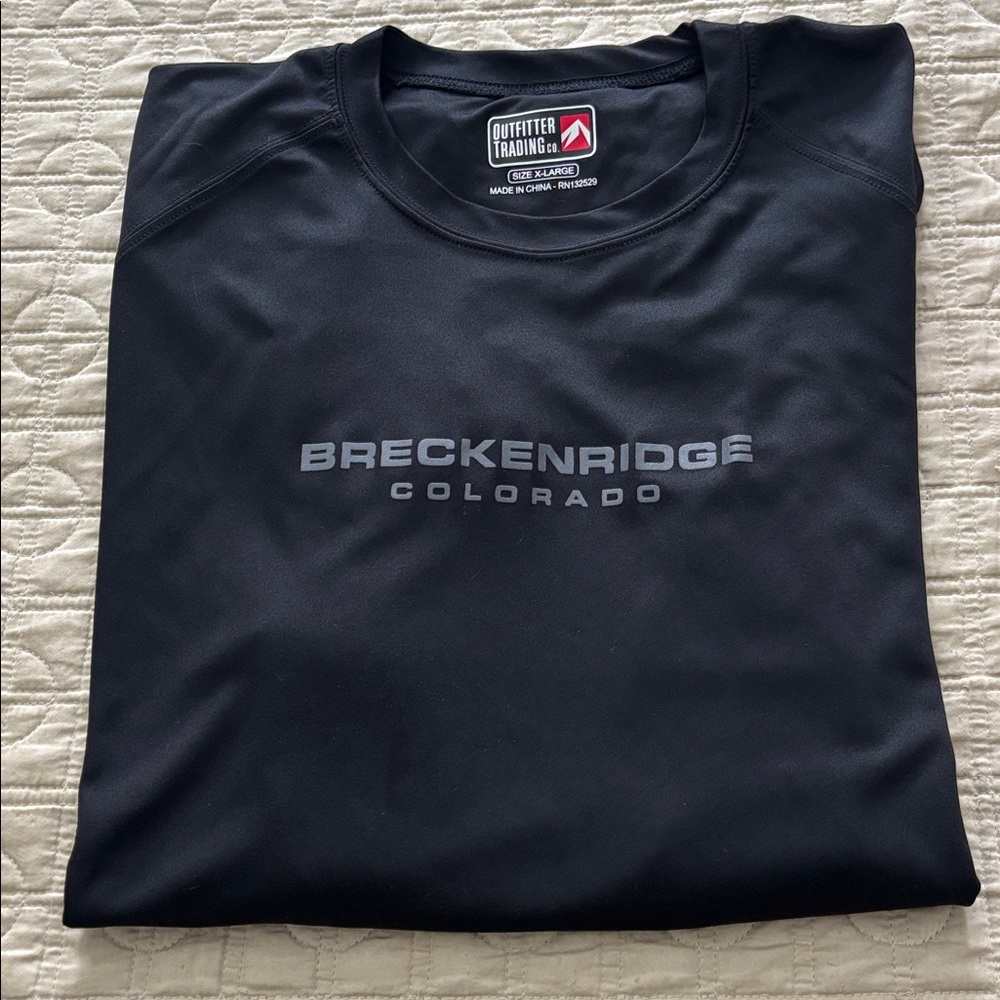 Breckenridge, CO Men’s XLarge, Black Long sleeved Tee Shirt